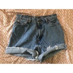Levi’s high waisted shorts